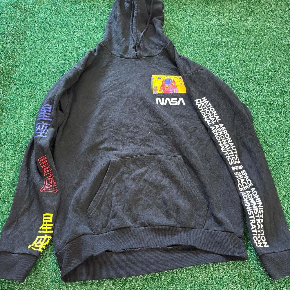 Chemistry NASA Astronaut Graphic Hoodie Sweatshirt Black